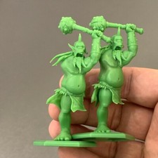 LOT 2 GREEN 3'' heroes Miniature For Dungeons  Dragon D D DD Figures Board game