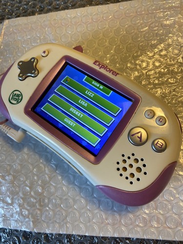 Leap Frog Leapster Explorer Handheld Learning Game System and A/C Adapter TESTED - Picture 2 of 11