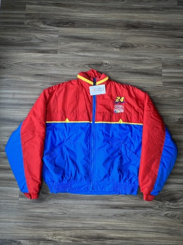 Vintage Nascar Racing Race Car Puffer Jacket