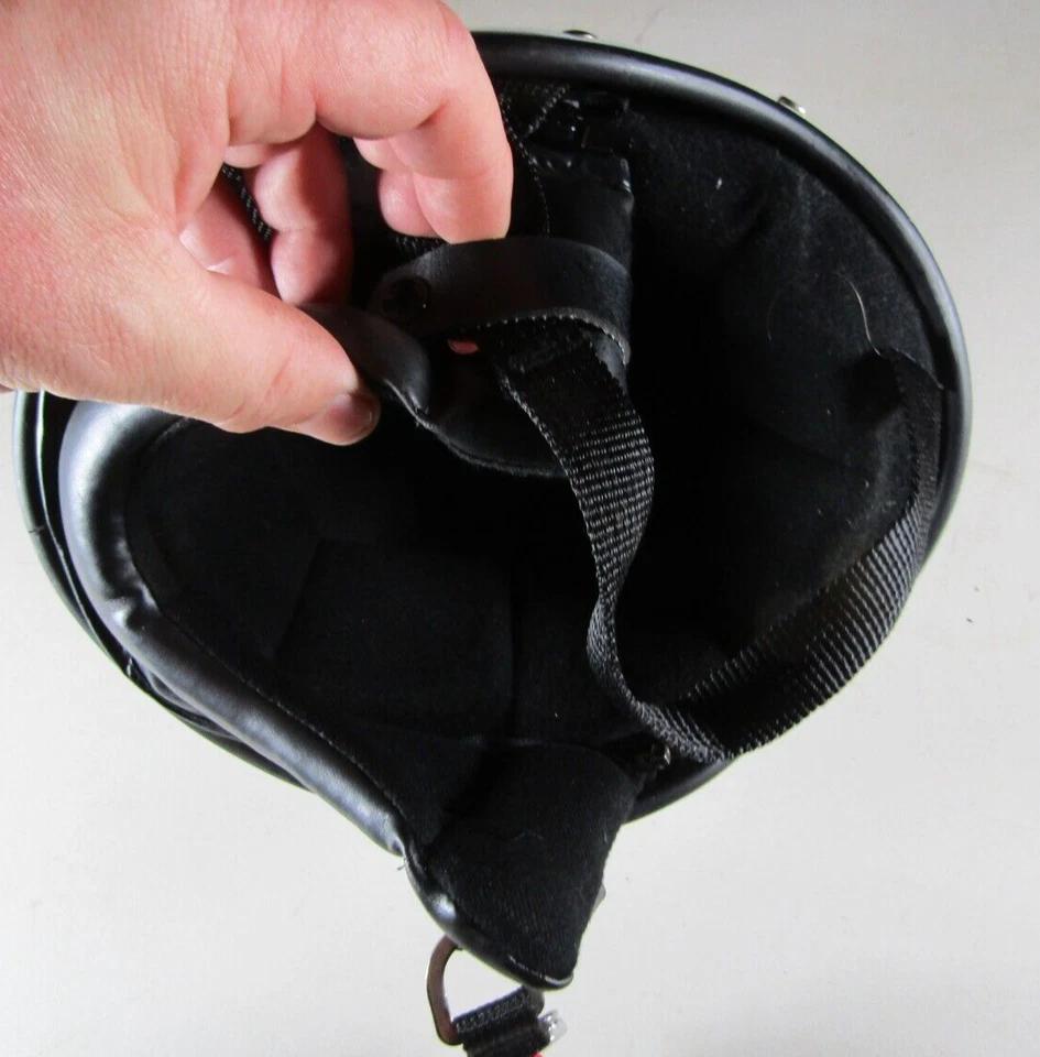 Casco THH Blanco Vintage 1/2 EE. UU. Para Hombre Xtra Pequeño con Ventilación Foto 4 de 4