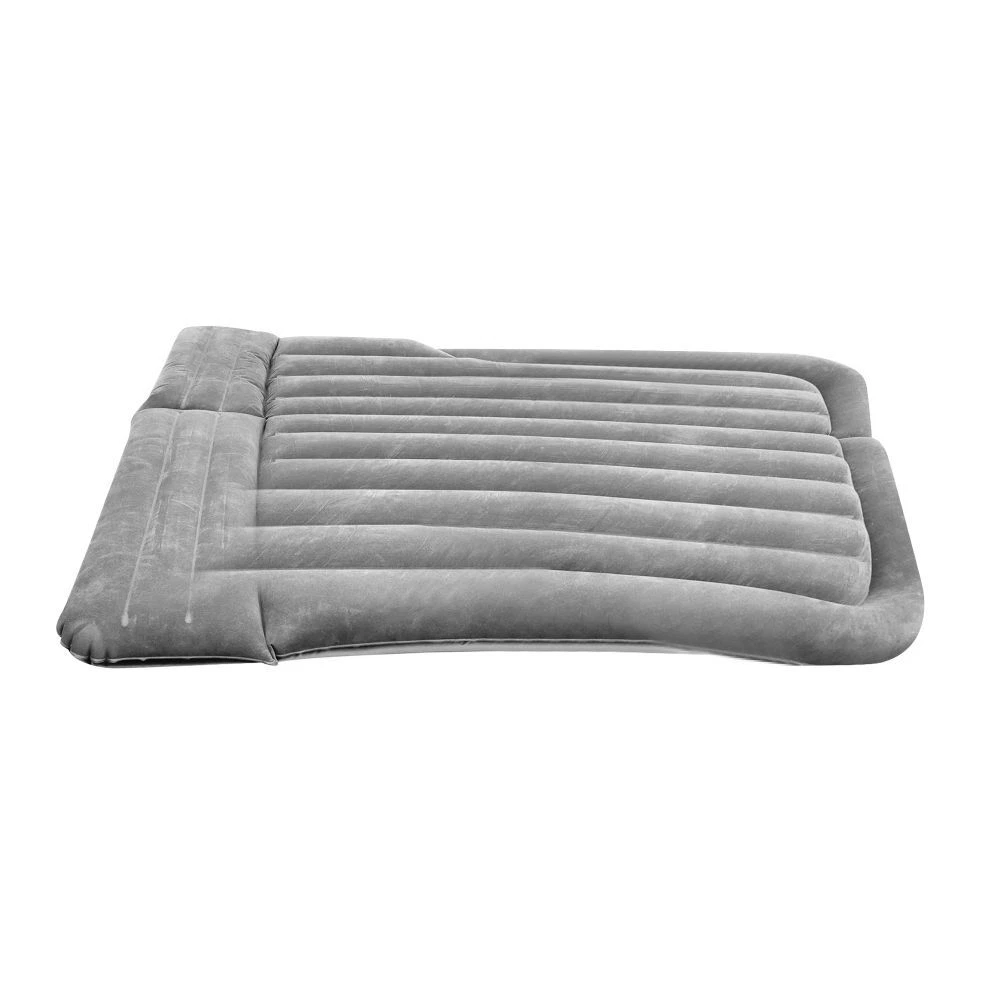 Camping and Car Van Travel Inflatable Rear Car Boot Double Air Bed Mattress Grey