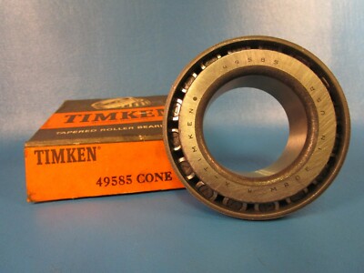 Timken 49585 Tapered Roller Bearing Single Cone, USA (NTN, Fafnir) | eBay