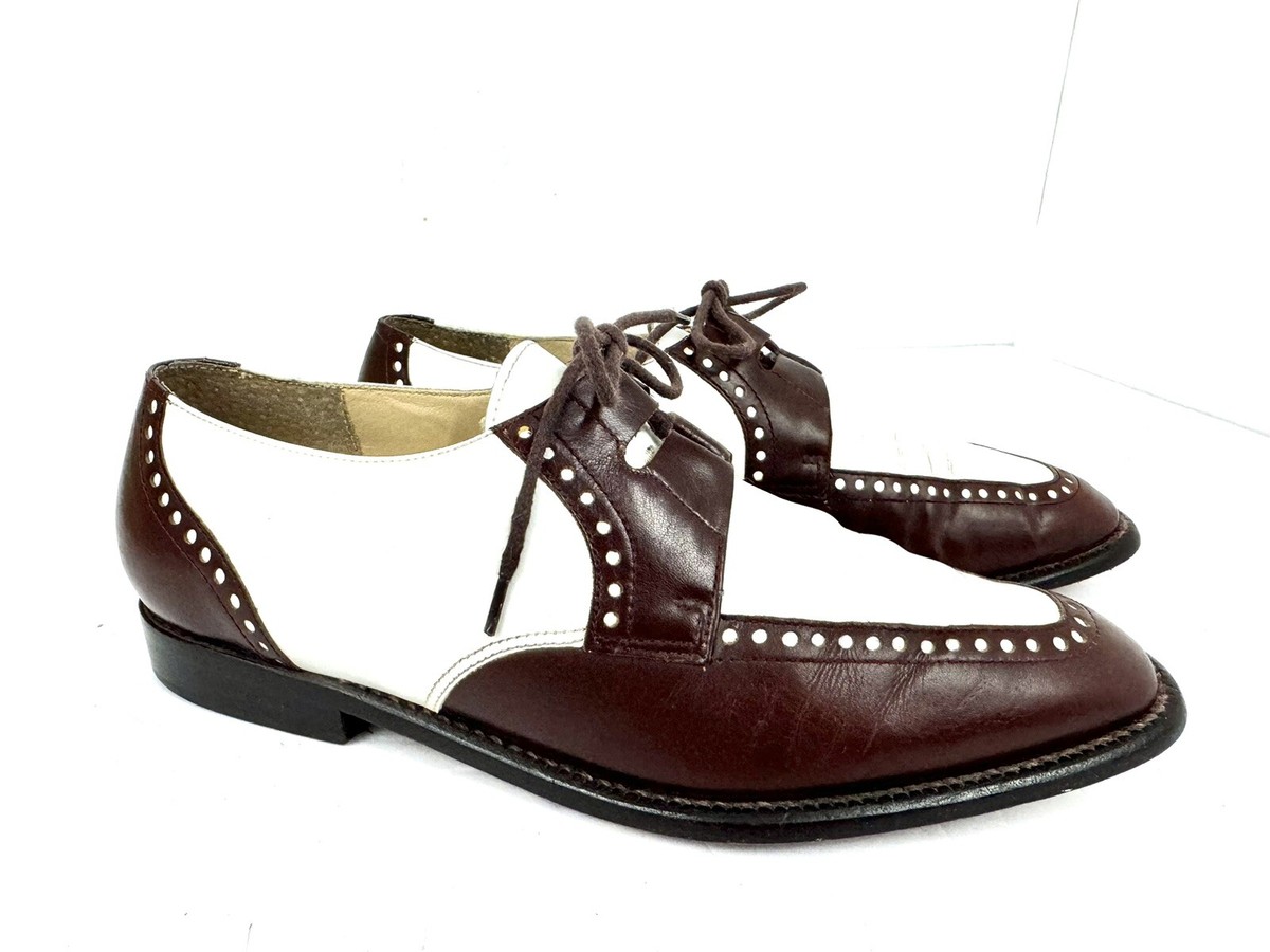 Vintage Kenneth Cole New York Spectator Shoes Brown and