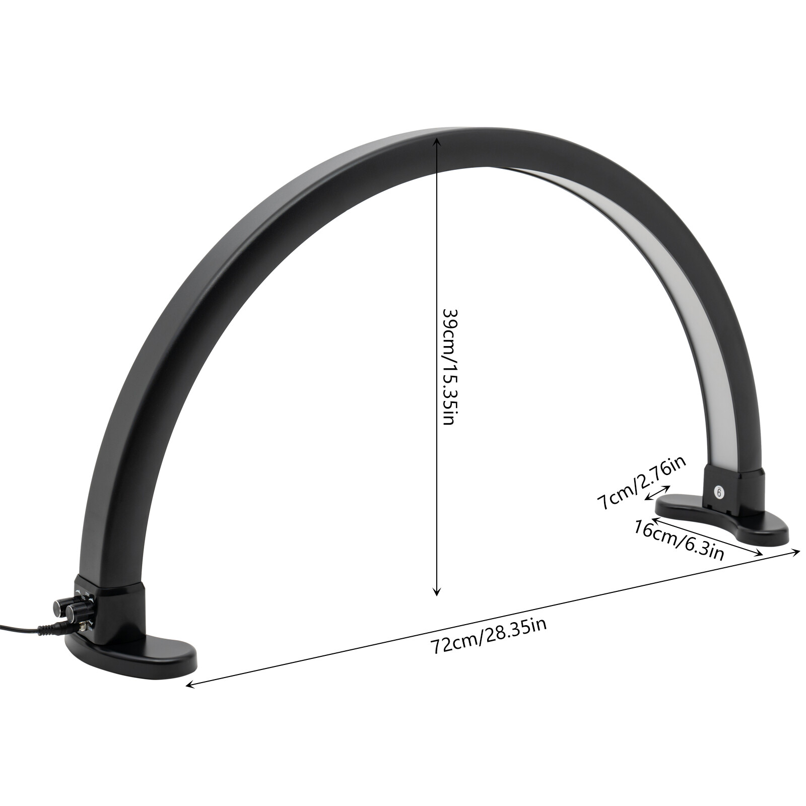 LED Half Moon Light 40W Half Moon Nail Desk Lamp Adjustable Lighting SALE!