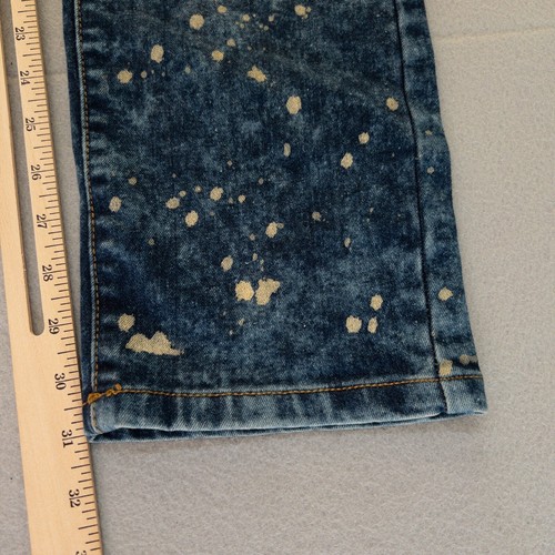 Southpole Jeans Herren 38x32 Dark Acid Wash Skinny Faded Patched Hip Hop Skater - Bild 6 von 11