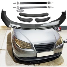 Carbon Front Bumper Lip Splitter Spoiler Body Kit For Hyundai Elantra Se