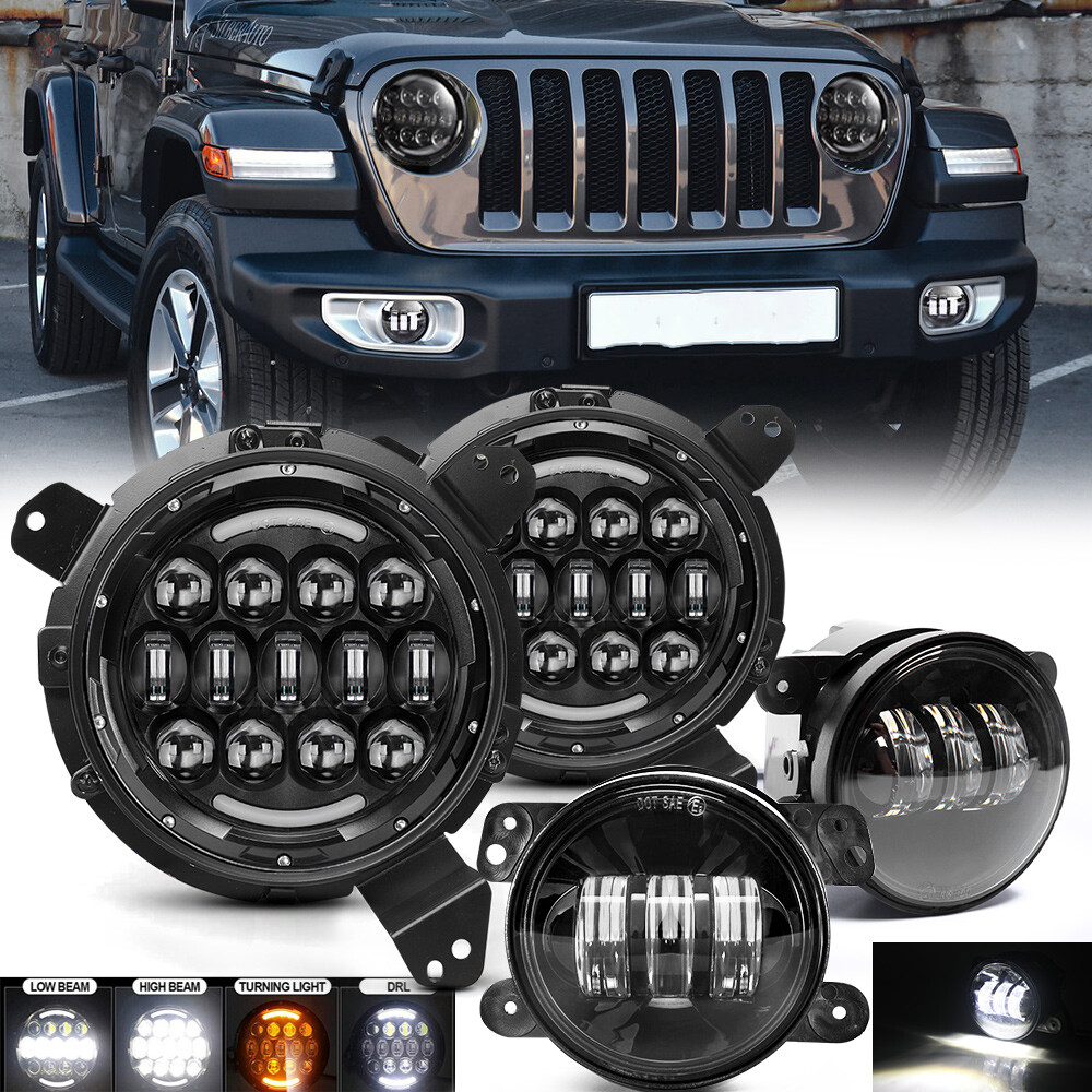 Headlamp and Fog Lamp Kit | JEEP GLADIATOR HIGH ALTITUDE 2022 Headlamp and Fog Lamp Kit | JEEP GLADIATOR HIGH ALTITUDE 2022