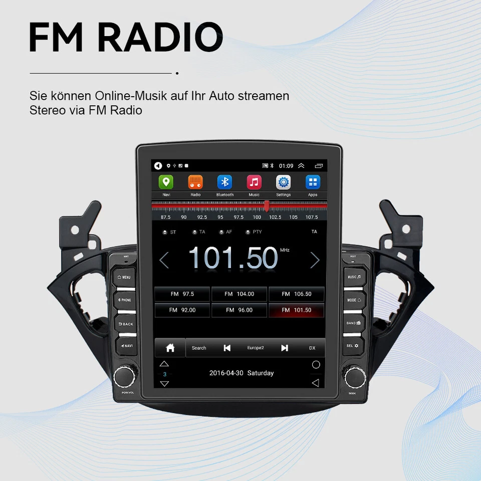 9.7" Für Opel Corsa E 2015-2019 Android 13 Carplay Autoradio GPS Navi WIFI 64GB - Bild 3 von 4