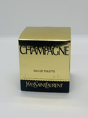 Champagne (1993) Yves St Laurent Eau De Toilette 50ml Vintage