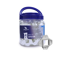 Fliesenabstandhalter 1-2-3-5 MM 4 IN 1 Boîte 125 Pièce Croisillons À Croisillon