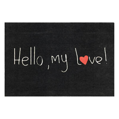 ESPiCO Schmutzfangmatte Hello My Love Fußabstreifer Innenbereich 50x75 cm