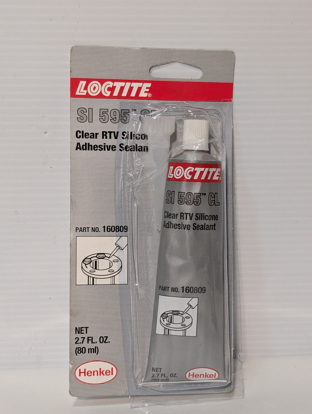 Lot of 3: Henkel Loctite 2.7oz RTV Silicone Black & Clear Adhesive Sealants
