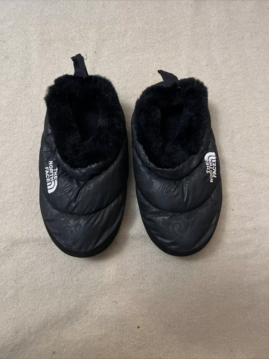 The North Face quilted black Size XS Women s Slippers 6 eBay