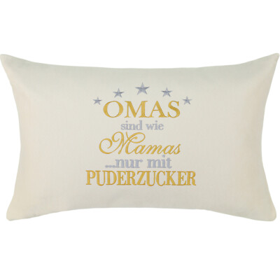 Omas sind wie Mamas Dekokissen 40x60cm Weihnachtsgeschenk Muttertag Großmutter 