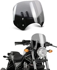 Motorcycle Windscreen w/ Bracket Windshield For Honda Rebel CMX 300 500 2017-24