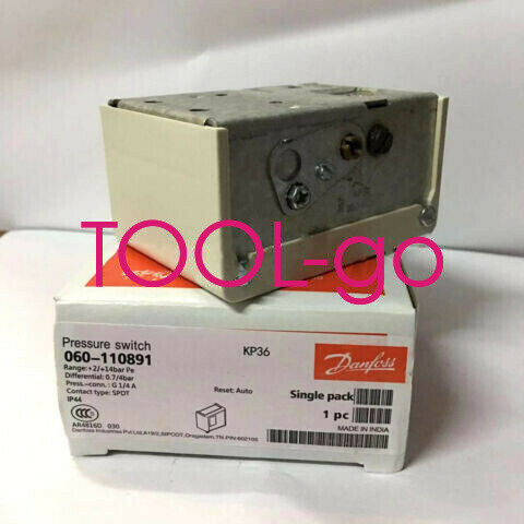 Pressostato KP36 Codice 060-110891 1X New In Box DANFOSS KP36 060 - 5