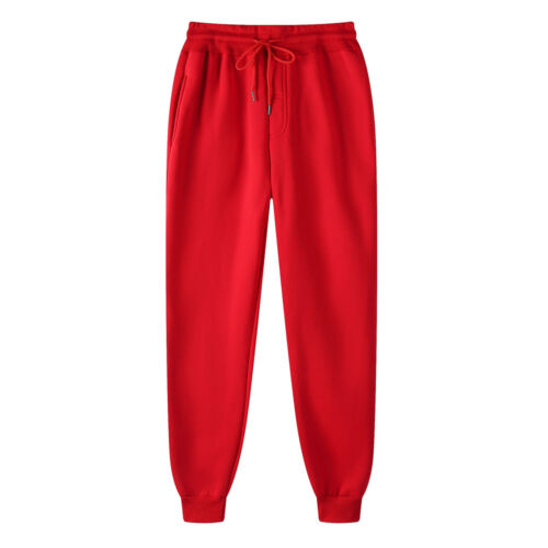 Warme Fleece gefütterte Herren Jogginghose Gym Workout Sweatpants Trainingshose - Bild 21 von 66