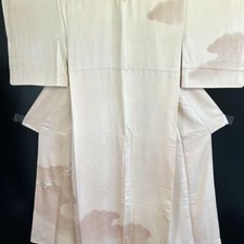 JAPANESE KIMONO TSUKESAGE 155 cm 5' 1" PURE SILK VINTAGE ANTIQUE I167