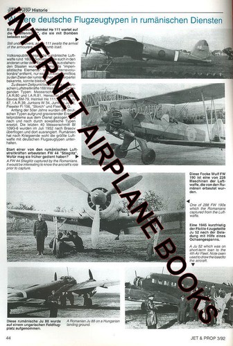 JET & PROP 3/92 RN FAA FAIREY FIREFLY_LUFTWAFFE FIESELER STORCH_WW2 ROMANIAN AF - Picture 4 of 5