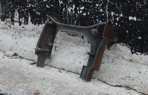 1968-69 AMX Javelin Original Left Side Used Fender Extension (X485) - Picture 6 of 9