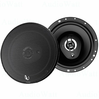 Infinity Alpha 6530 6.5 inch 3-Way Coaxial Speakers, Black - 2 