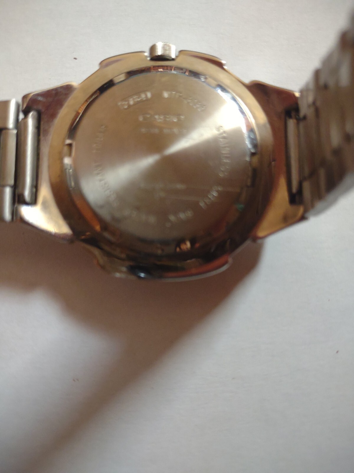 Casio Quartz Stainless Steel Men's Wristwatch Water Resistant MTP-3036