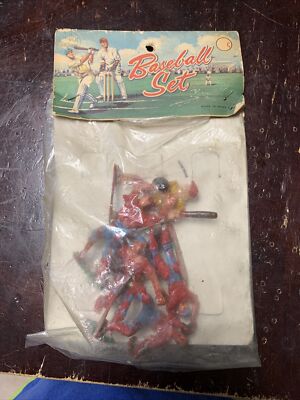 Vintage Baseball Figures A Mark Exclusive Made in Hong Kong Rare