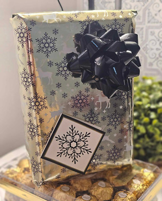 Ferrero Rocher Hazelnut Chocolates, 48 ct . Gift Wrapped and Personal Message