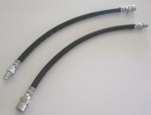VW-Bug-Ghia-Type-3-Front-Brake-Hose-PAIR-Disc-Brake-Models-311611701B
