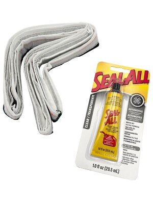Dryer Drum Felt Seal W/ Adhesive Replaces Whirlpool Maytag Roper Amana W10612022