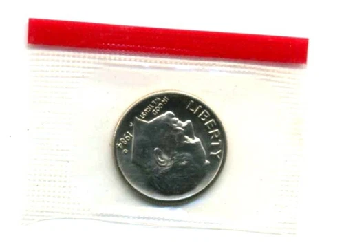 1984 D GEM BU ROOSEVELT DIME UNCIRCULATED US GOVERNMENT SEALED US COIN #3328