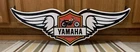 Yamaha Motorcycle Metal Sign Enduro 400 Dirt Bike Parts Vintage Style Wall Decor