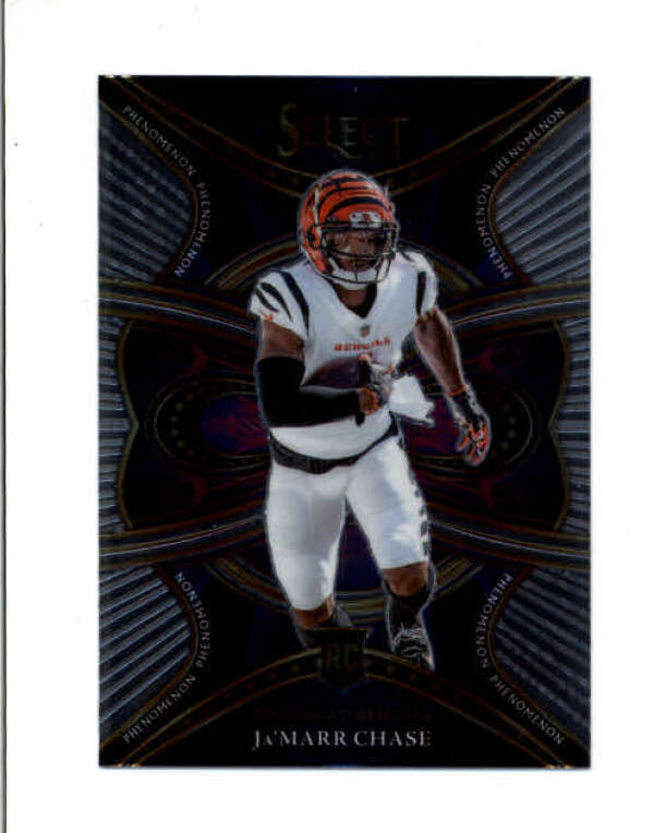JA'MARR CHASE 2021 PANINI SELECT #PHE-18 PHENOMENON BENGALS ROOKIE RC BD5103