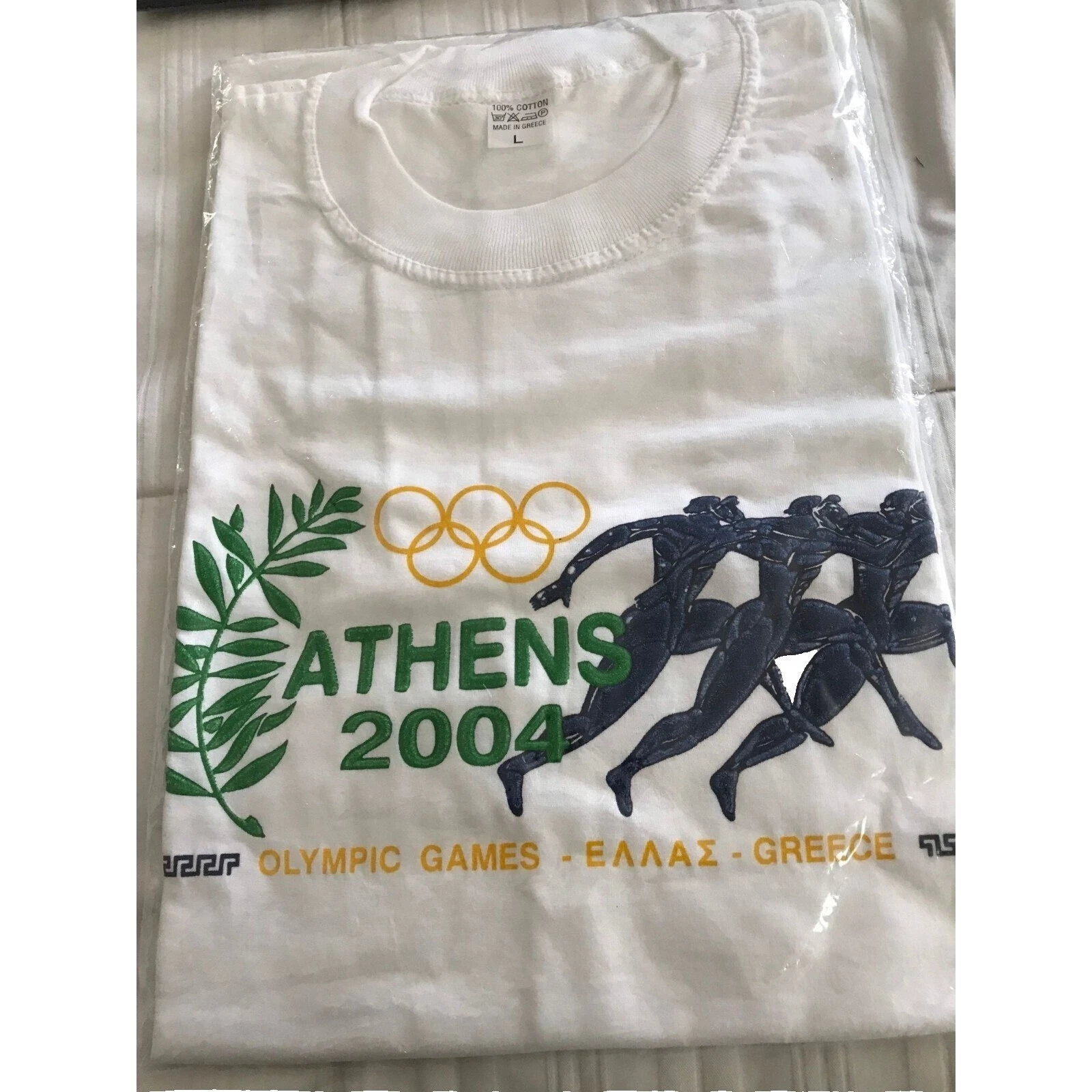 Talla M Ropa para aficionados y recuerdos de los Juegos Olímpicos de Grecia