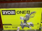 Ryobi CANADA 18V Cordless 7-1/4 in. Miter Saw w/Blade & Blade Wrench (Tool Only)