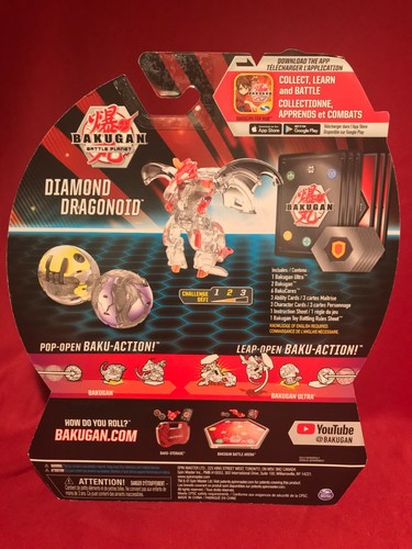 Bakugan Battle Planet Brawlers DIAMOND DRAGONOID Starter Pack *NUEVO* Spin Master - Imagen 3 de 3