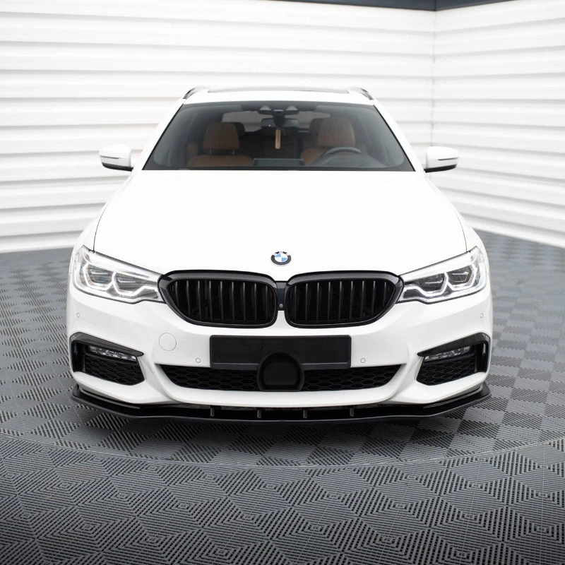 1×Schwarz Frontspoilerlippe Für BMW 5er G30 G31 2017-2020 Standard Modelle - Bild 2 von 4