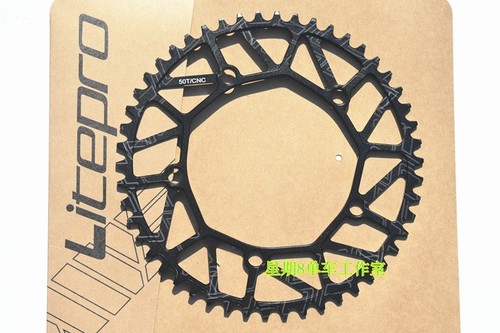 Litepro BCD130 Bike Chainring 50-58T for Dahon SRA683 JP8 Bicycle Chainwheel - Picture 9 of 15