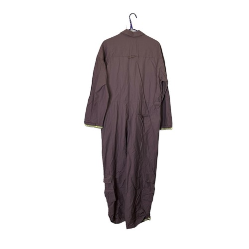 Free People Movement Mesmerize Me Coveralls Jumpsuit Driftwood Gray Purple NWOT - Picture 6 of 7