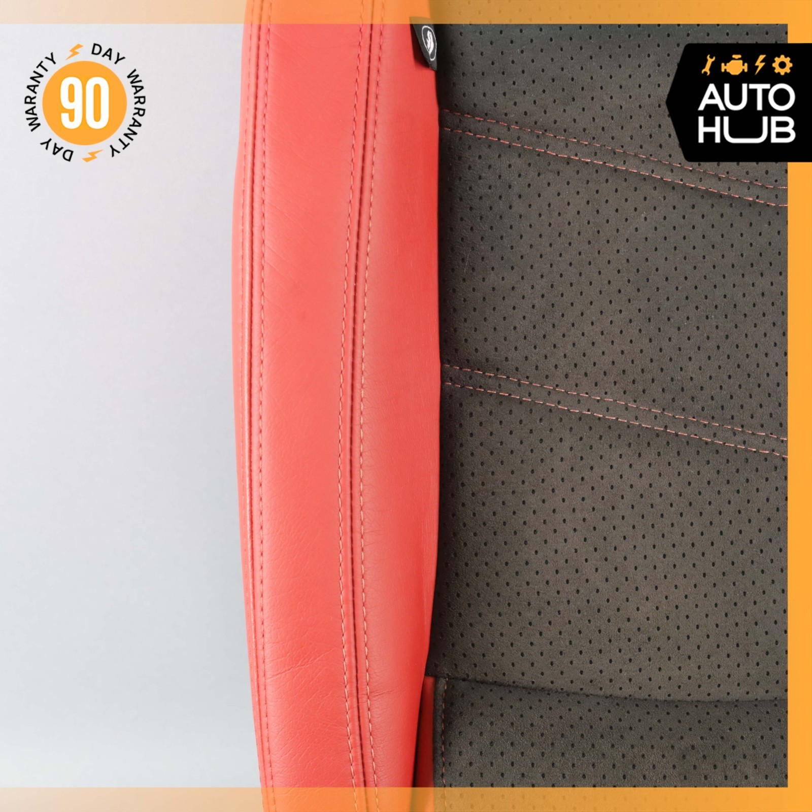 Maserati GranTurismo S M145 Rear Right Bottom Lower Seat Cushion Suede Red OEM