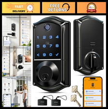 Fingerprint Smart Door Lock - Keyless Entry, App Control, Biometric, Auto Lock,