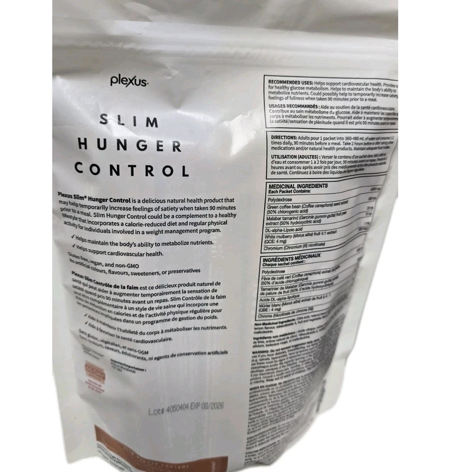Plexus Slim Hunger Control Кровавый Апельсин Лимон Лайм 30 Пакетов Новый Exp. 08/2026 - Изображение 2 из 2