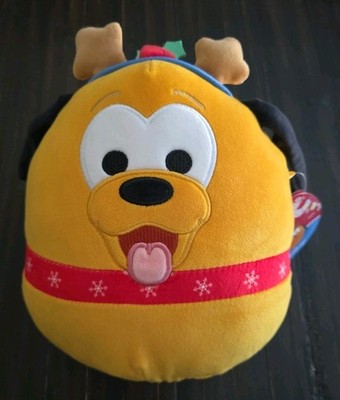 Squishmallows Disney Pluto 8'' Christmas Plush w/ Reindeer Antlers 2025 NEW
