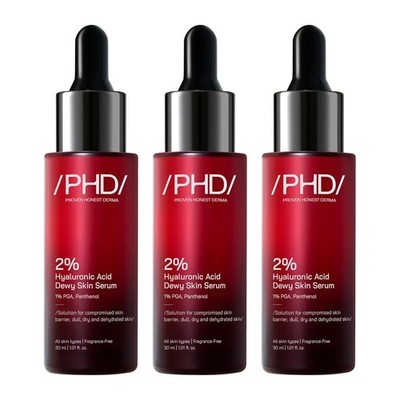 PHD 2% Hyaluronic Acid Dewy Skin Serum 30ml Each Pack Of 3