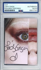 Lady Gaga Mayhem AUTOGRAPHED SIGNED Cover Art Card Photograph Photo PSA DNA COA