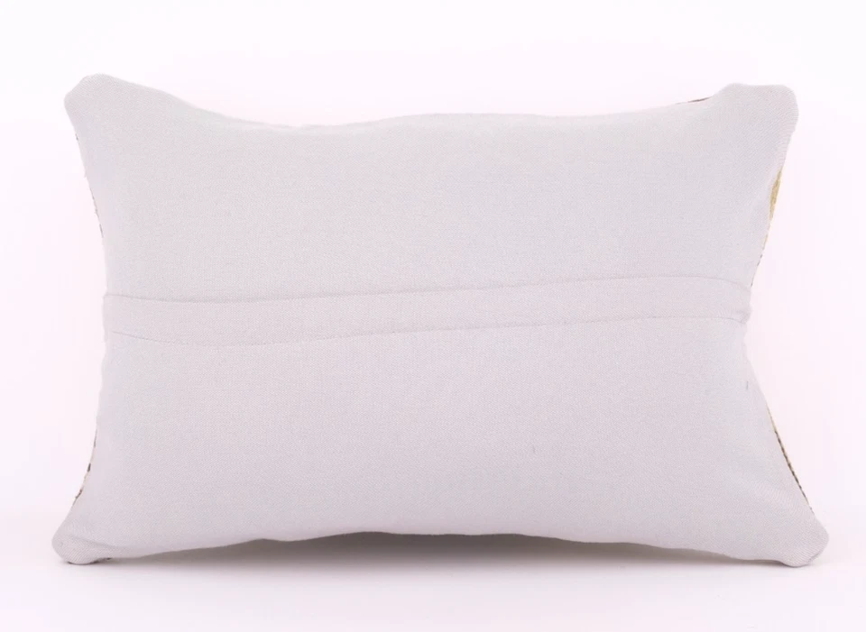 Rug Design Pillow Cover,Turkish Anatolian Design Cushion Case,Decorative Pillow - Image 4 of 4