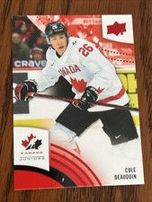 Cole Beaudoin   2025 Team Canada Hockey RED FOIL #59