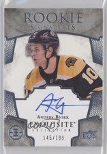 2017-18 Upper Deck Ice Exquisite Rookie Signatures 145/199 Anders Bjork Auto xp6