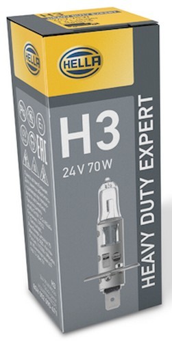 Hella 8GH 002 090-471 GlüHlampe - H3 - Heavy Duty Expert - 24V - 70W - Menge: 1-image