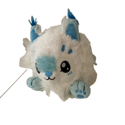 Squishables Winter Wildcat Plush Stuffed Animal White Blue Limited 8''